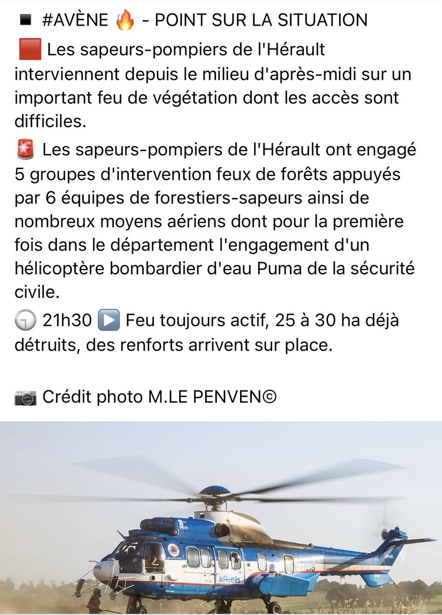 FSapeurs's tweet image. #forsap et @SDIS34 de @Heraultinfos  ! merci @34INFOS