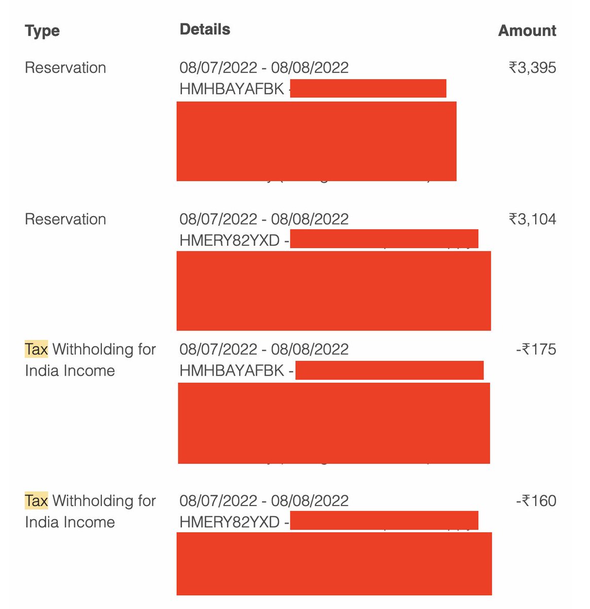 HelloThisIsAman's tweet photo. @Airbnb @AirbnbHelp @Airbnb_in Your customer support just keeps copy-pasting responses without even understanding the query. Why is INR 5 being held more on every payout whereas the amount should only be 5%. https://t.co/LiOJL2f964