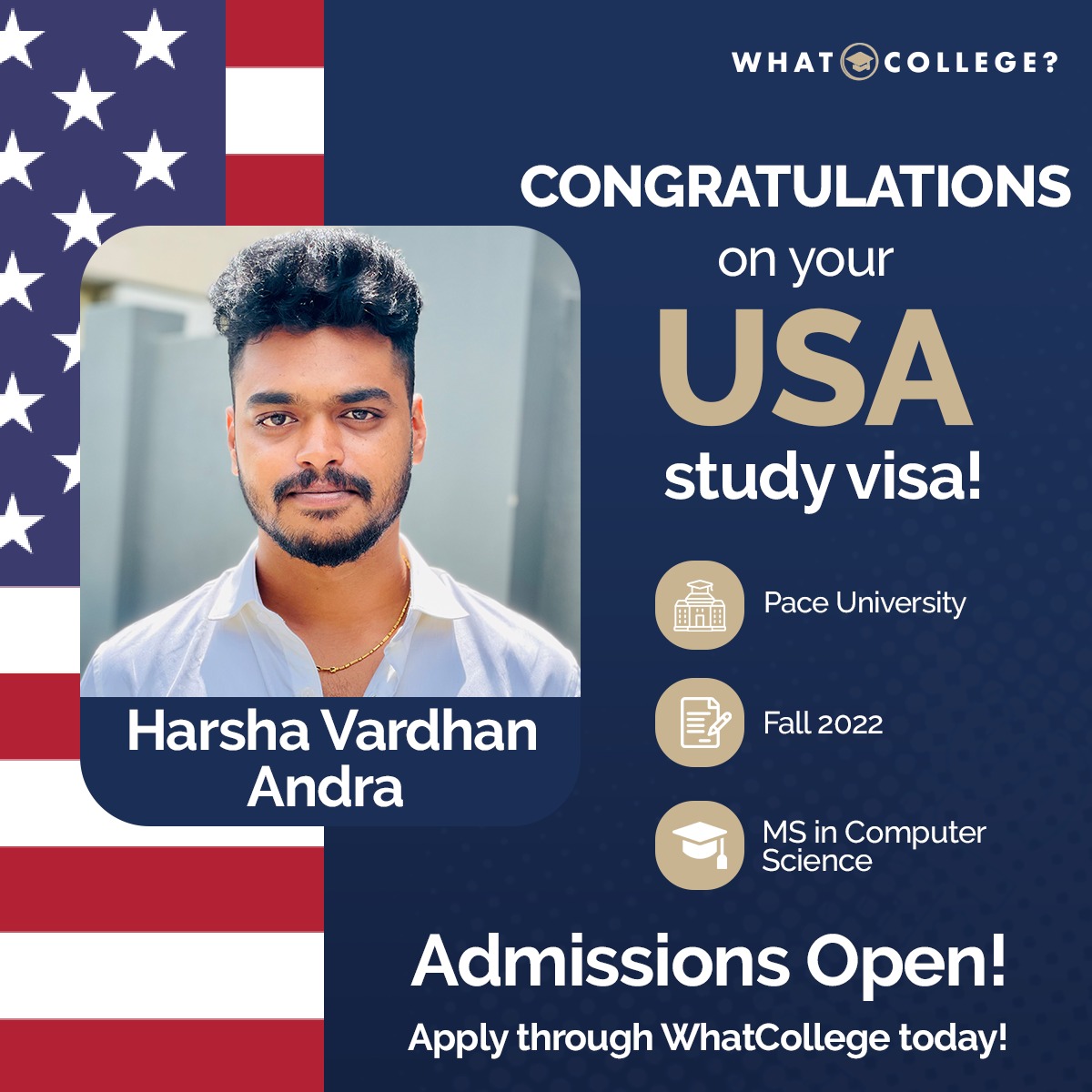 WhatCollege_com's tweet photo. Get in touch with WhatCollege today & begin your journey to studying in the USA! Link in bio.
#WhatCollege #Studyinusa #studyabroad #studyabroadlife #studyabroadUSA #InternationalStudents #InternationalEducation #InternationalStudentLife #AbroadEducation #usastudyvisa https://t.co/rpHI65w9bR