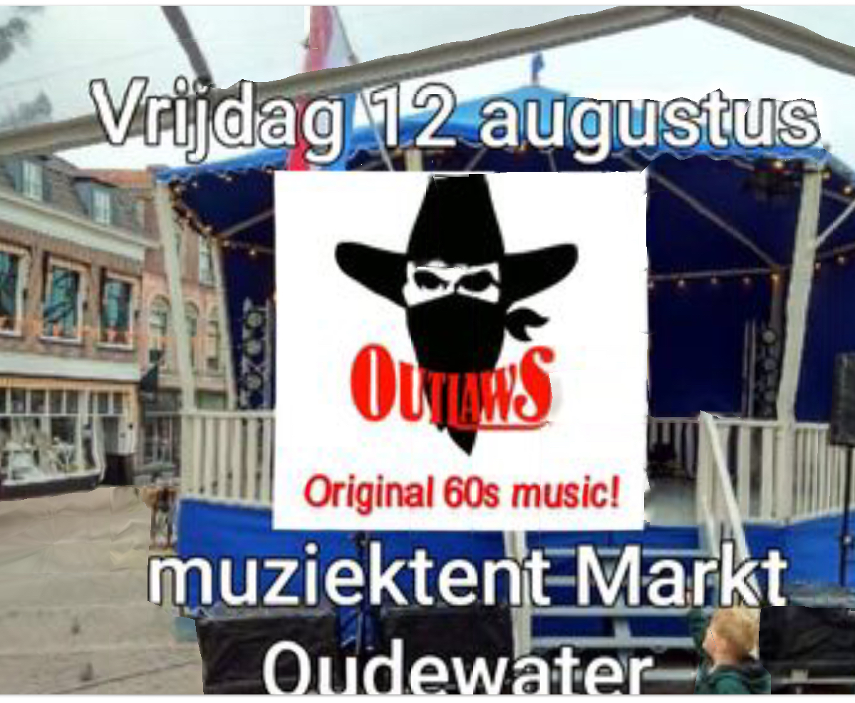 Muziek in de tent is feest met de Outlaws. Kom je naar de Markt op vrijdag 12 augustus. Ze spelen van 16-18 uur!
#oudewater #muziek #band #60s #popband  #terrasjepakken #zomer #horeca #weesloyaalkooplokaal  #magievanoudewater