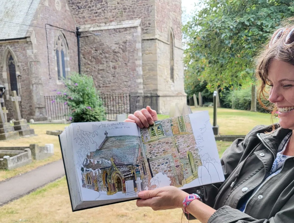 #HayleyDrawsChurches is taking social media by storm in the diocese &amp; capturing attention even further afield. We caught up with artist, <a href="/HayleyFern4/">Hayley Draws Churches</a>, who is on a mission to draw every one of our 310 churches, as an expression of her everyday faith: buff.ly/3Qa7Tkh