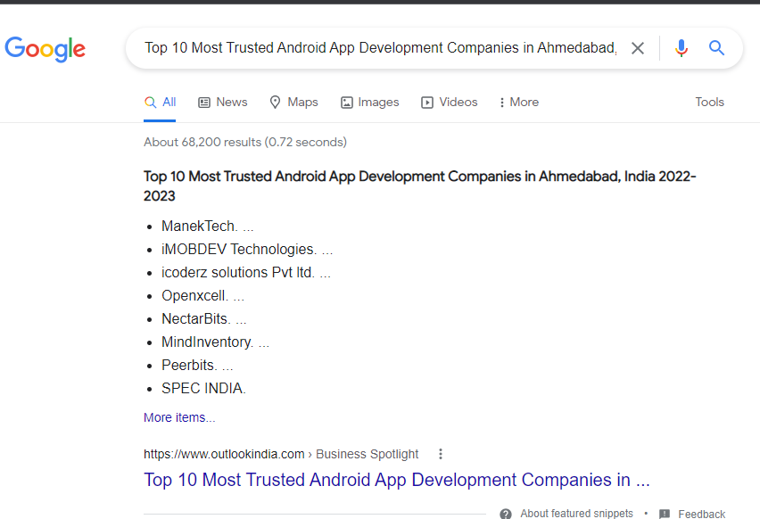 ManekTech's tweet image. We are excited to announce that, We are on the list of Top 10 Most Trusted Android App Development Companies in Ahmedabad, India 2022-2023

Kudos to all for supporting ManekTech 🙌

Link: bit.ly/3A7iGWM

#manektech #android #androidapp #androidappdevelopment #AndroidDev