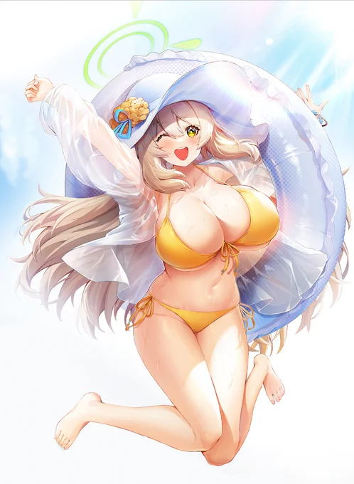 十六夜ノノミ(水着)#ブルアカ#ブルーアーカイブ 