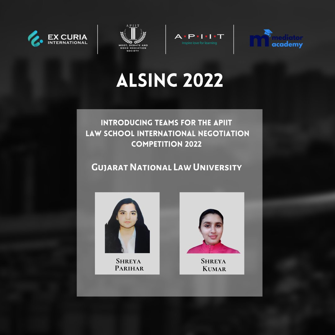 MDMMS_APIIT's tweet photo. APIIT Law School International Negotiation Competition 2022  

Introducing the University Teams!  

#ALSINC2022 #APIIT #negotiationskills #teams https://t.co/74gKCgb27G https://t.co/UIEnbNp0nw