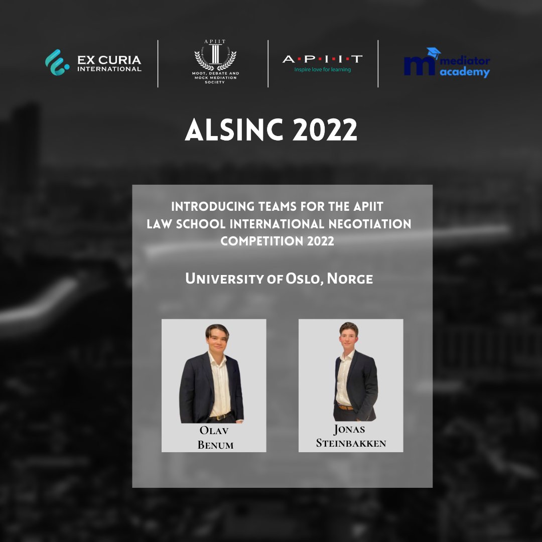MDMMS_APIIT's tweet photo. APIIT Law School International Negotiation Competition 2022  

Introducing the University Teams!  

#ALSINC2022 #APIIT #negotiationskills #teams https://t.co/74gKCgb27G https://t.co/jYe4uEG6Lv