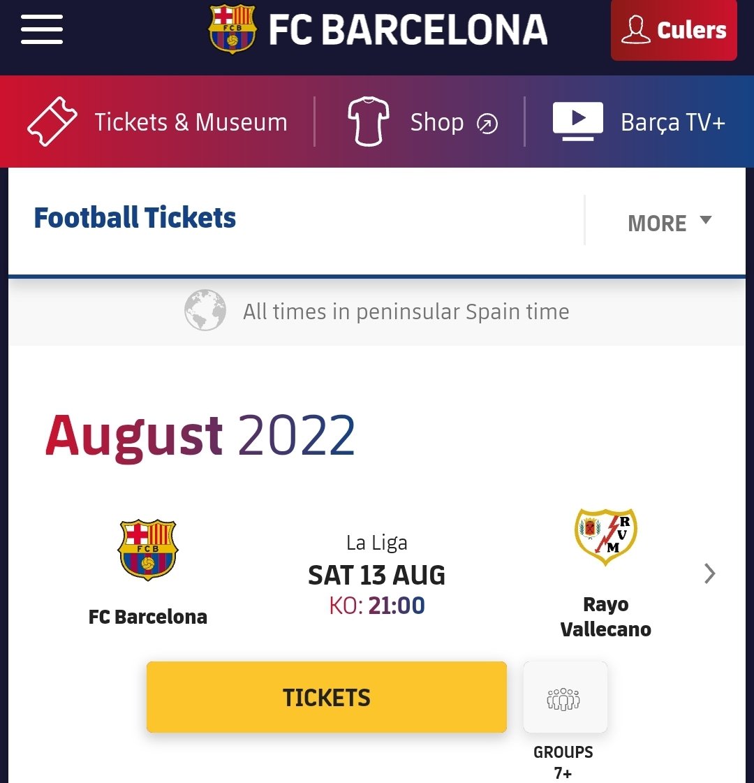 𝕮𝖚𝖑𝖊⚽ on Twitter "RT MessiChief_ "They are selling tickets now 😭😭😭""