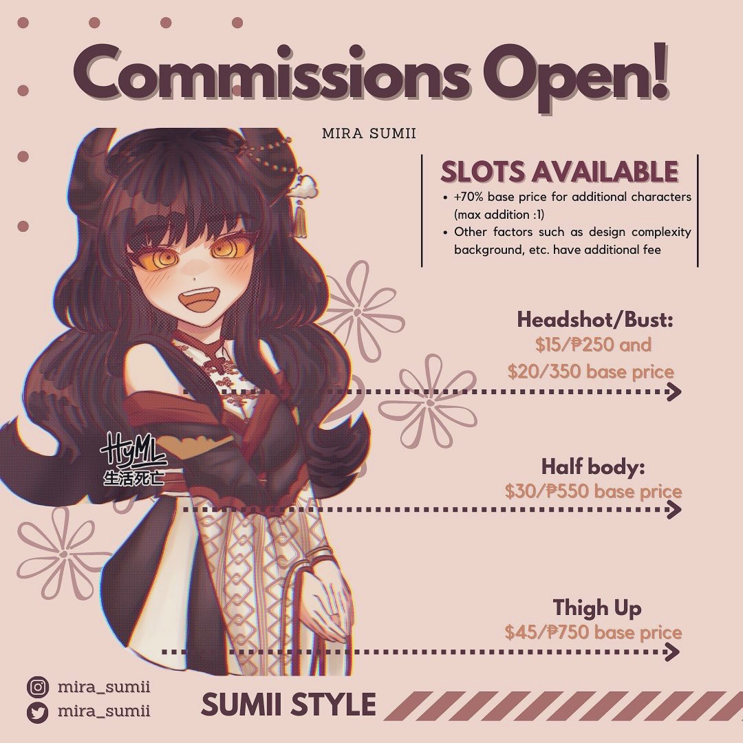 sumii_illu's tweet photo. Greetings Future Commissioner🤭

This is my new commission sheet for the month of August! 
Dm me if you’re interested hehe🌼🫶

Order Details is in the comments🫶

Inspo Comm Sheet: @keiyadera 🫶🍃

#art #commissionsopen #Artist #artmoots #commission #ArtistOnTwitter #fanart #OC https://t.co/vjO82pQvVN