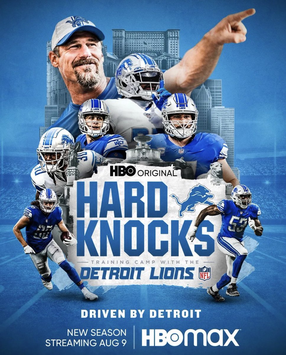 DetLionBlood's tweet photo. Hard Knocks, baby. The day is here. Can’t fucking wait. https://t.co/Z6NokBPnea