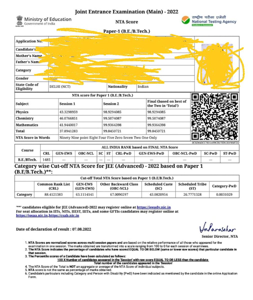 the_cv_xo's tweet photo. He scored 37% in 1st attempt &amp; he jumped to 99.8%😱 in 2nd attempt !! i mean how is this even possible...in just 25 days he scored 1400 rank #NTASCAM Wtf is happening @DG_NTA @dpradhanbjp 
Ye kis coaching se pdha hai jo hum 2 saal mae nhi kar paye wo isne 25 din mae krdiya https://t.co/6klZIHagB3