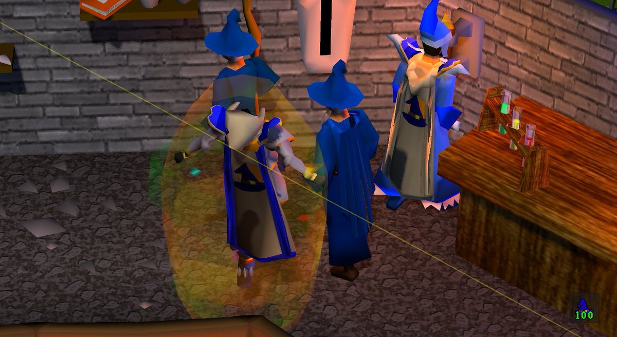 serrrpy's tweet photo. #5 99/99 = Magic! cool lookin' cape! #osrs #99magic https://t.co/HWG104B49f