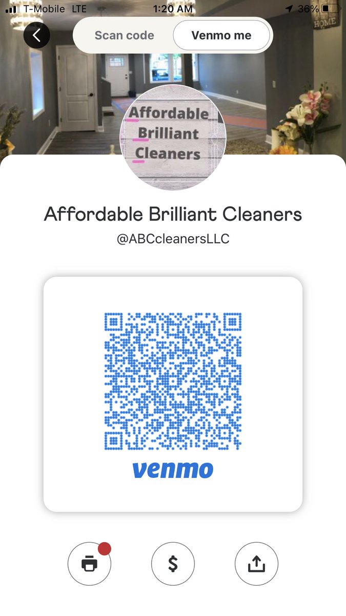 ABCcleanersLLC's tweet photo. @Venmo #VenmoMe  @ABCcleanersLLC  for my cleaning business https://t.co/zjibA9Rj6F