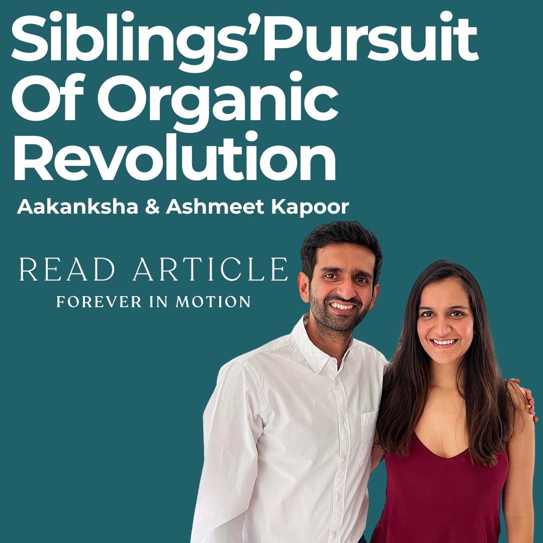 This time again, for #RakshaBandhan, we got you a story on a sibling duo in pursuit of organic revolution &amp; sustainability.

Read the article on our Forever in Motion blog to learn more via link in bio: headwaymade.com/blogs/news/sib…

#siblings #sustainability #organic #article