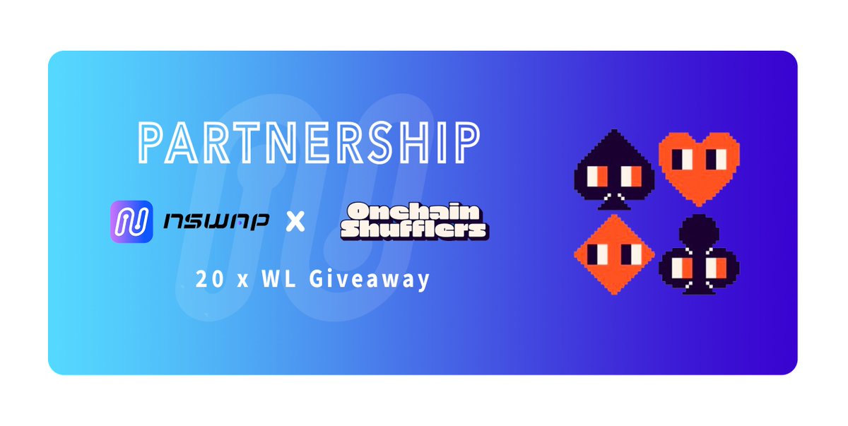 🔥Nswap X OnchainShufflers #Giveaway🔥

🎁5 #WL Spots

👇To Enter
✅Follow <a href="/Nswapcom/">Nswap.HK 🇭🇰</a> &amp; <a href="/ShufflersNFT/">OnchainShufflers</a>
✅Like &amp; RT &amp; Tag 2 frens
✅Join: discord.com/invite/nvxdvTW…

⏳24 hrs

More wl opportunities in DC: discord.gg/nswap

#NFTGiveaway #WhitelistGiveaway