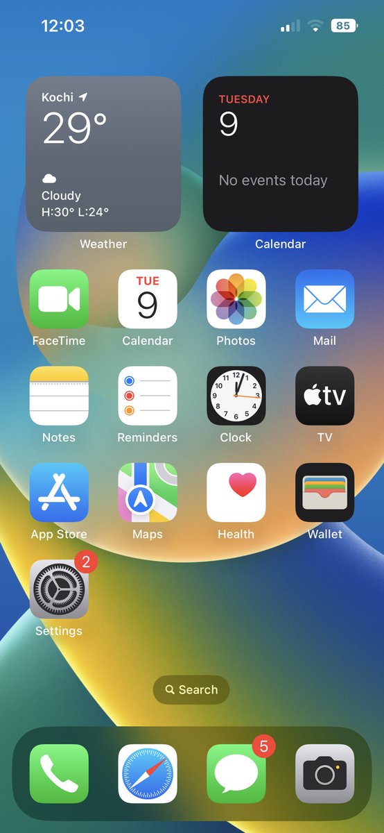 Vineeth_tp's tweet image. #iOS16Beta4 Battery Percentage