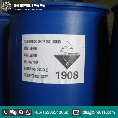 supplying liquid sodium chlorite,CAS No.7758-19-2.content 25% and 31%.The chemical formula is NaClO2. It is mainly used as bleaching agent, decolorizing agent, cleaning agent and discharge agent.

#sodiumchlorite #decolorizingagent #cleaningagent #bleaching #NaClO2