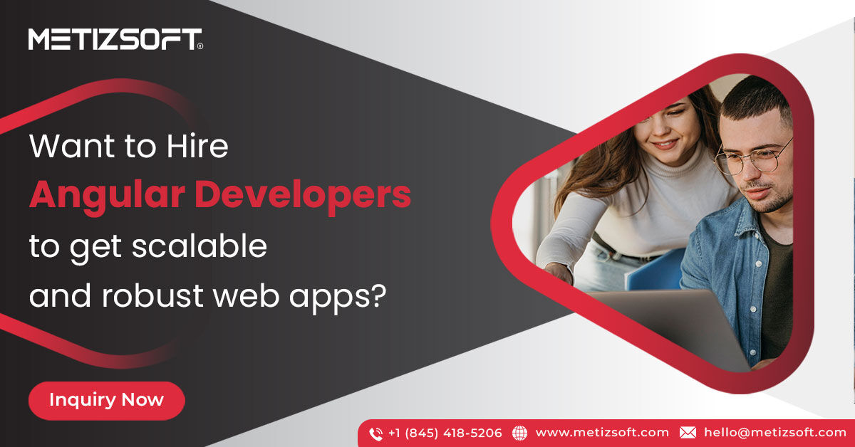 Metizsoft's tweet image. 🤔 Do you Want to #HireAngularDevelopers to get scalable and robust web apps? If Yes, Metizsoft has an expert & skilled team of #AngularDevelopers. Hire our Angular Developers and get the best solutions for your websites
Inquiry Now at bit.ly/3zL9i9Y