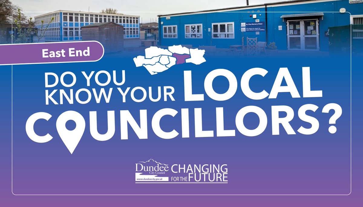 DundeeCouncil's tweet image. Do you know your local councillors? Your local councillor is your point of call for any issues you want to raise in your community. You can find the local councillors representing Ward 7 - East End here bit.ly/3A53xW6
