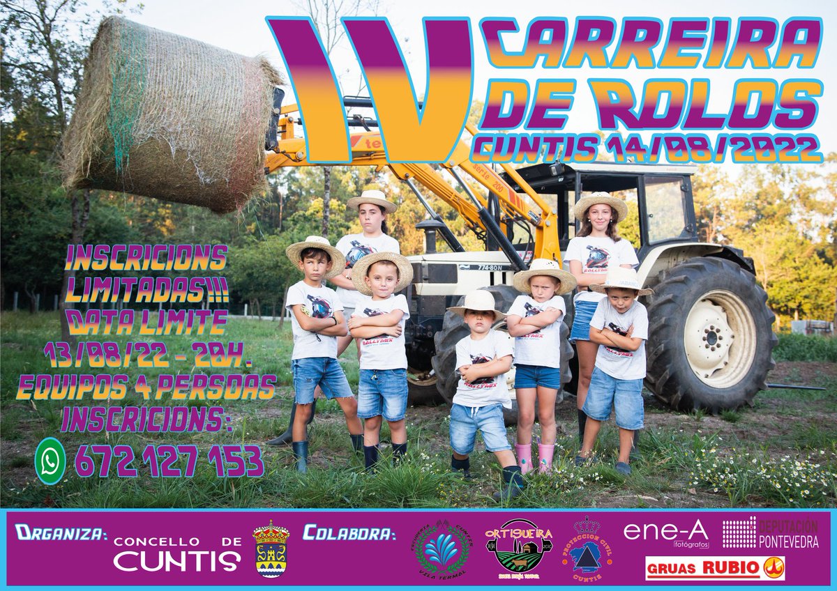 Vespadicto's tweet photo. #Galitwitter! Son o do fío das #gaseosasgalegas. Axudadesme a difundir a IV CARREIRA de ROLOS de Herba Seca de Cuntis? 
Categorías infantil e adultos. https://t.co/mM0gw3cS7z