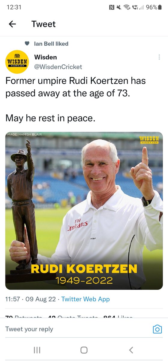 So sad to see my profile picture has passed away RIP Rudi