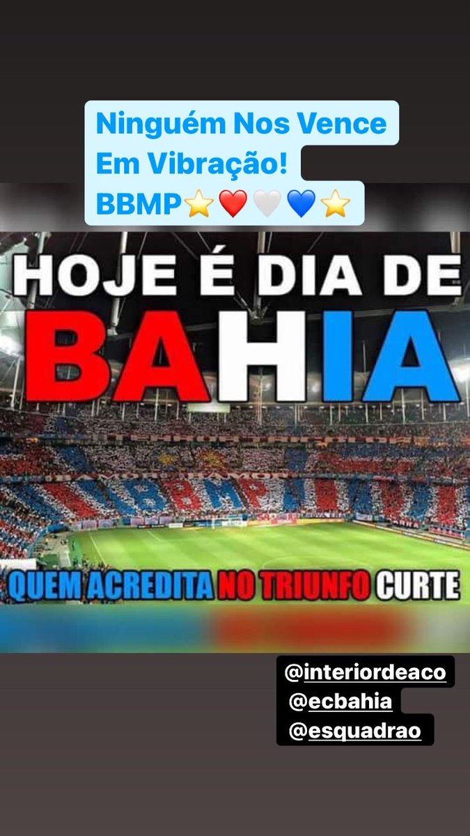 interiordeaco's tweet photo. @interiordeaco @ECBahia @EsquadraoECB https://t.co/6Nd95z11js
