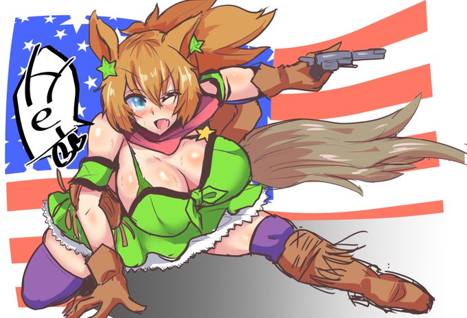 昔ちょっとウマ娘たち描いたから見て
でもタイキは持ってない…(欲しい 