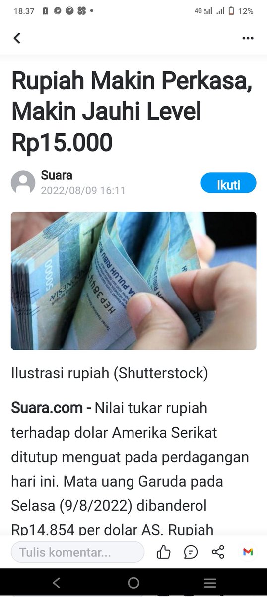 Rupiah makin perkasa.. Otak Dan nalar Kadrun semakin terjun bebas.. 😄😂 Waaaahhh...zonk job demo lagiii drun 🤭 Sorry yeeeee.....