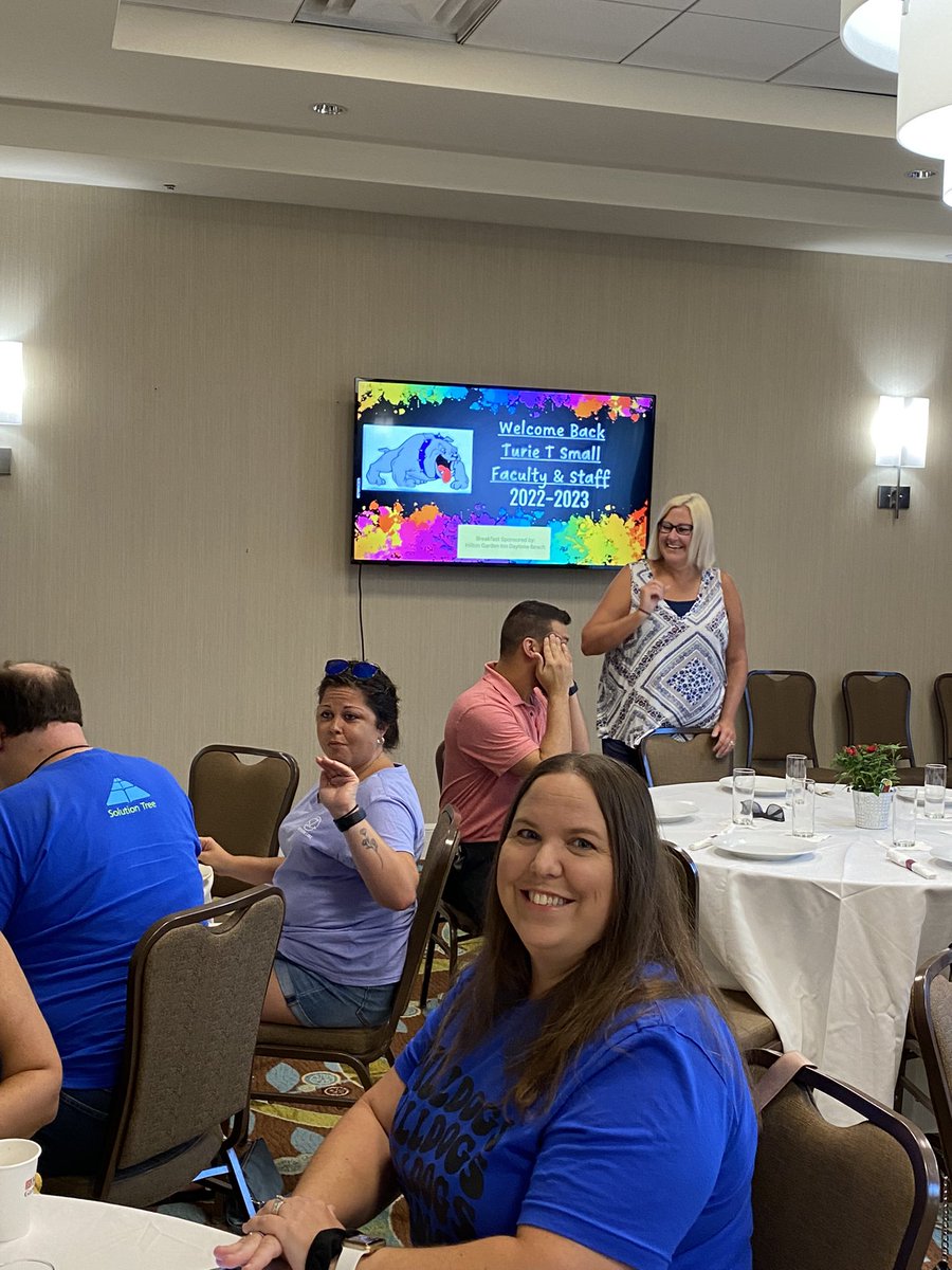 Turie T. Small Elementary (@turietsmall) on Twitter photo Thank you <a href="/HiltonGardenInn/">Hilton Garden Inn</a> Daytona Beach for treating our Bulldogs to a welcome back breakfast! Thank you <a href="/HiltonGardenInn/">Hilton Garden Inn</a> Daytona Beach for treating our Bulldogs to a welcome back breakfast!
