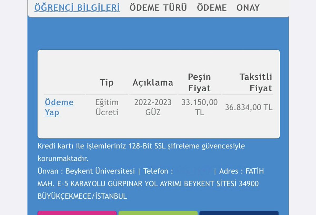 ssdc57's tweet photo. Geçen sene %50 burs +tercih indirimiyle 13.750 TL olan ücret bu sene 37 bin olmuş. Hani kayıt sırasında yıllık en fazla %10 artış sözünüz nerde @BeykentUnv #beykentbizisömürme
#beykentsoezuendedur https://t.co/yeoTUapXFc