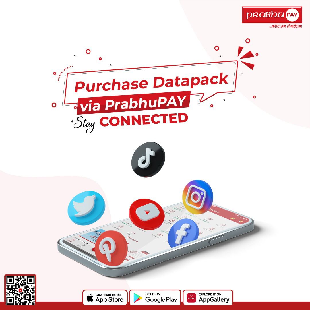 Buy data pack instantly via PrabhuPAY and stay connected with your friends and family.

Download the App: p.prabhupay.com

.
.
.
#PrabhuPAY #digitalpayment #ewallet #smartpayment #safepayments #godigital #simple #secure