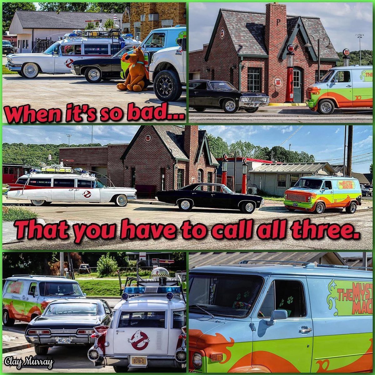 thelukemoody's tweet photo. You know who to call! 
#ghostbusters #ghostbusters2 #ghostbustersafterlife #ghostbustersfirehouse #ghostbusters4 #scoobydoo #supernatural #ecto1 #youknowwhotocall #winchesters #mysteryinc https://t.co/mTV4g8rgrb