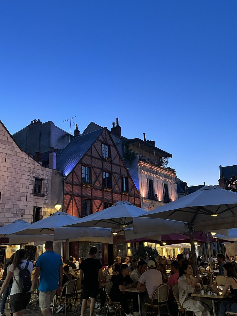 celine_oudry's tweet photo. ✨ Elle est belle notre ville un soir d’été…
#Tours #PlacePlumereau #VieuxTours https://t.co/Thpj1u5G06