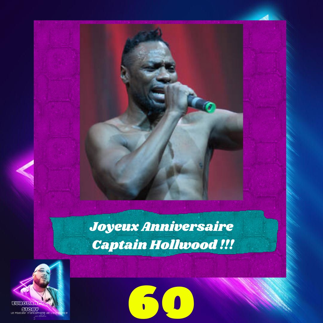 Eurodance_Story's tweet photo. Joyeux Anniversaire Captain Hollywood qui fête aujourd’hui ses 60 ans! 🥳🥳😘 Quel est votre titre préféré de sa discographie?  #birthday #eurodance #captainhollywoodproject #captainhollywood #tonydawsonharrison https://t.co/zDEAkfmO97