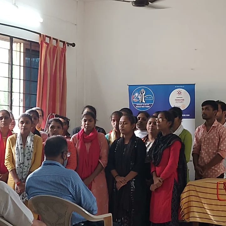 RCPanajiMT's tweet photo. It takes pride and happiness to announce commencement *15th batch* of Sahayata (Home Care Nursing Course) RC Panaji Mid-Town's flagship project in association with Matruchhaya and Corporates like GSL, Elin electronics ltd etc

A 6 months of residential course for 20 students. https://t.co/IhgjatG2l0
