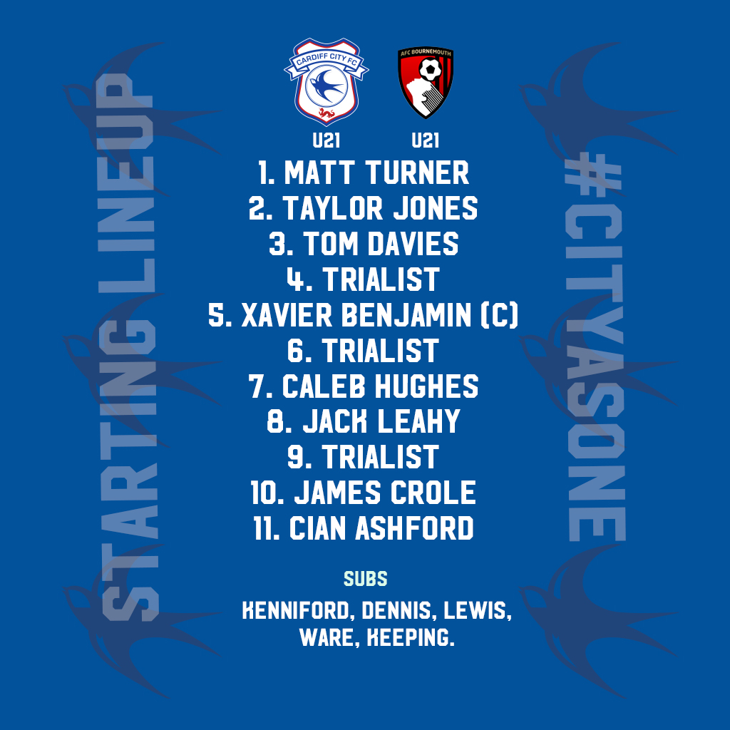 Cardiff City FC on X: 🔢 This is how the #Bluebirds line-up for