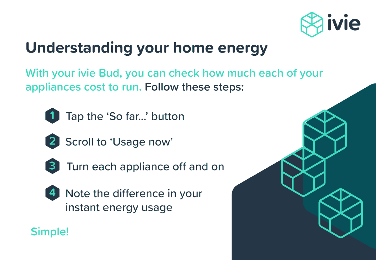 ivie_uk's tweet photo. Need help tracking your appliancesâ energy usage?
Use the ivie Bud to track how much energy each of your appliances are using. Itâs time to see how energy-efficient your home truly is!
#ivieBud #InHomeDisplay #SmartMeter https://t.co/TyMNYQaGhz