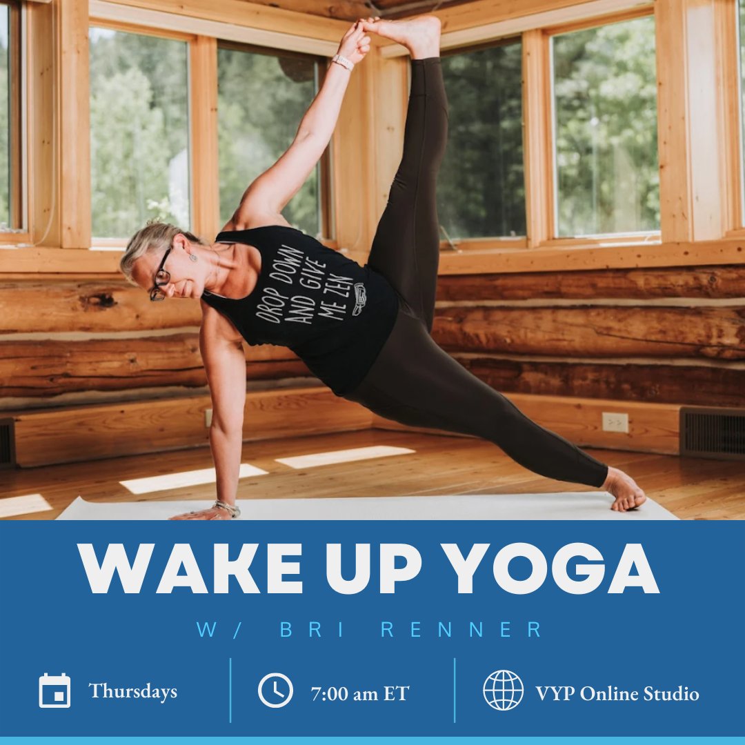 VeteransYoga's tweet photo. How does starting your day off with a nice yoga flow? Amazing, right? Great, join us tomorrow morning for VYP's Virtual Wake Up Yoga class every Thursday at 7am ET with VYP Yoga Teacher, Brianna.   

Save your spot here: https://t.co/ZK9Dg6uQBi   

#VeteransYogaProject https://t.co/JQrfKBhndU