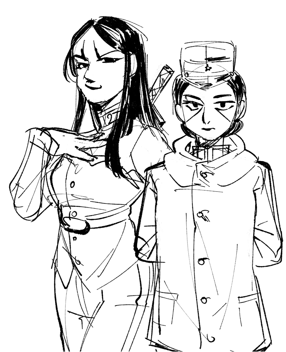 I've Been Thinking about them 

#鯉月 #ゴールデンカムイ #goldenkamuy 