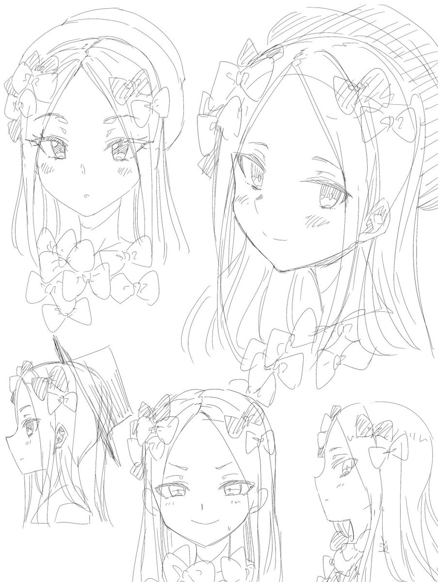 顔を可愛く描けるようになりたいから練習するぞ! 33 