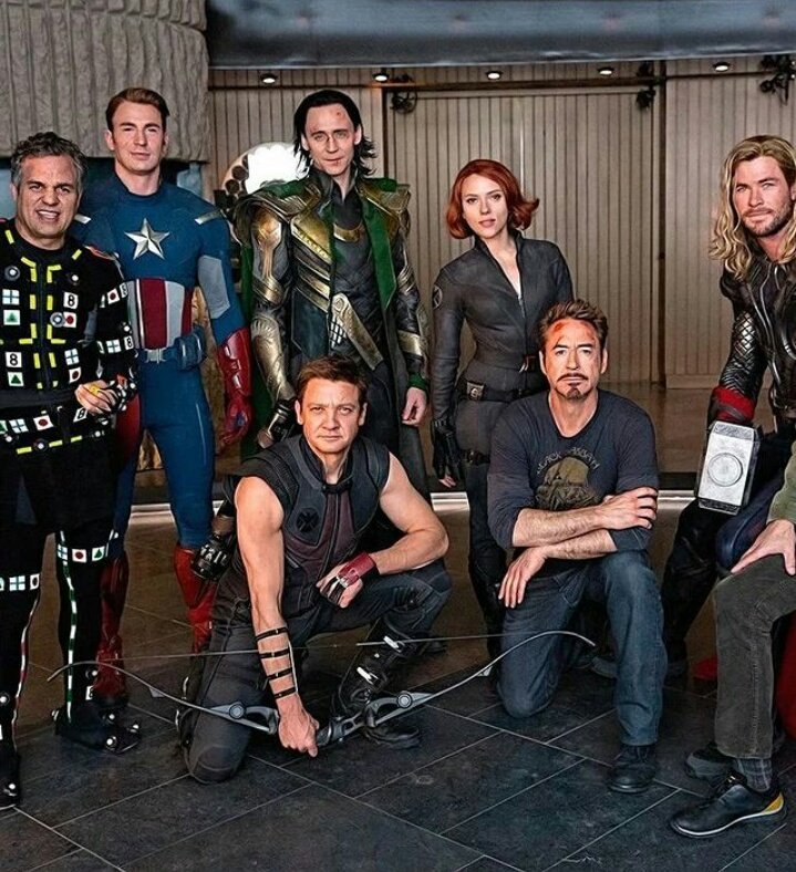 best of tom on X: tom hiddleston and the avengers endgame cast