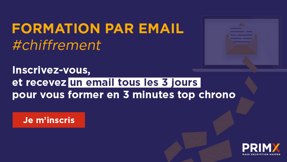Un projet de chiffrement en réflexion ou en cours de déploiement ? N’omettez aucun détail !
Nous mettons à votre disposition notre formation gratuite par email, qui détaille étape par étape les point clés de succès. #encryption
content.primx.eu/zoom-projet-ch…