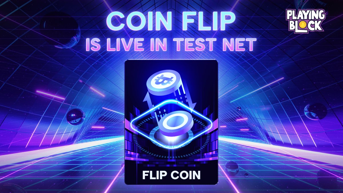 We're live playingblock.com 🚀
Instructions for playing on test-net 🤘 Let's play fun - earn 🔥 🔥 🔥 docs.google.com/spreadsheets/d…