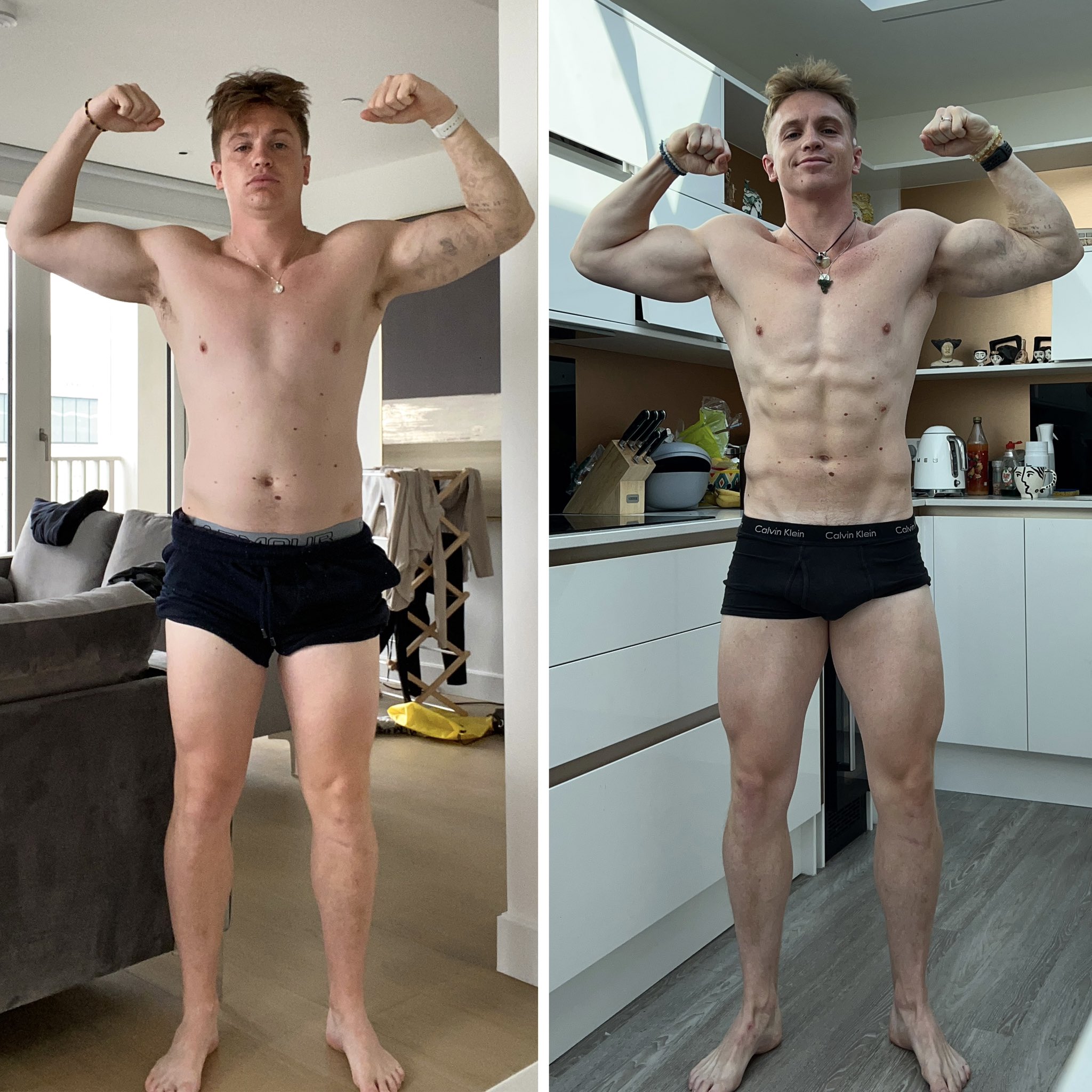 Joe Weller on Twitter: "Progress - 8 months. 👊🏼😁 https://t.co