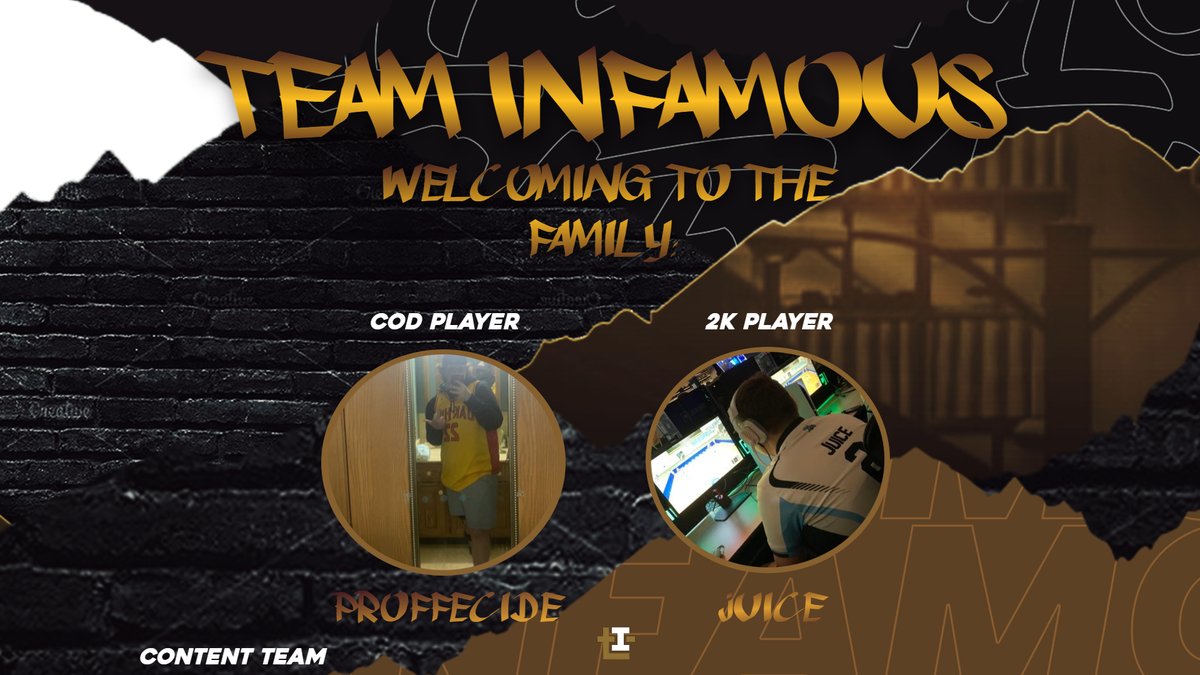 Welcoming to the family

👑<a href="/Proffecide/">Proff</a>
👑<a href="/xJuice2K/">juice</a>

Two talented &amp; dominate players in their respected games! Make sure to show them love and follow for further updates on future event!🏆

#INF4L👑| The take over😈