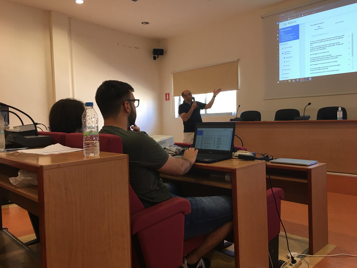 resiloc's tweet photo. The Dry-run has started.
The #RESILOC Trial Manager is giving an introduction to the #RESILOC Platform, which is simultaneously run by the designated operators. Firefighter are still with us!!! https://t.co/z2TImkShTA