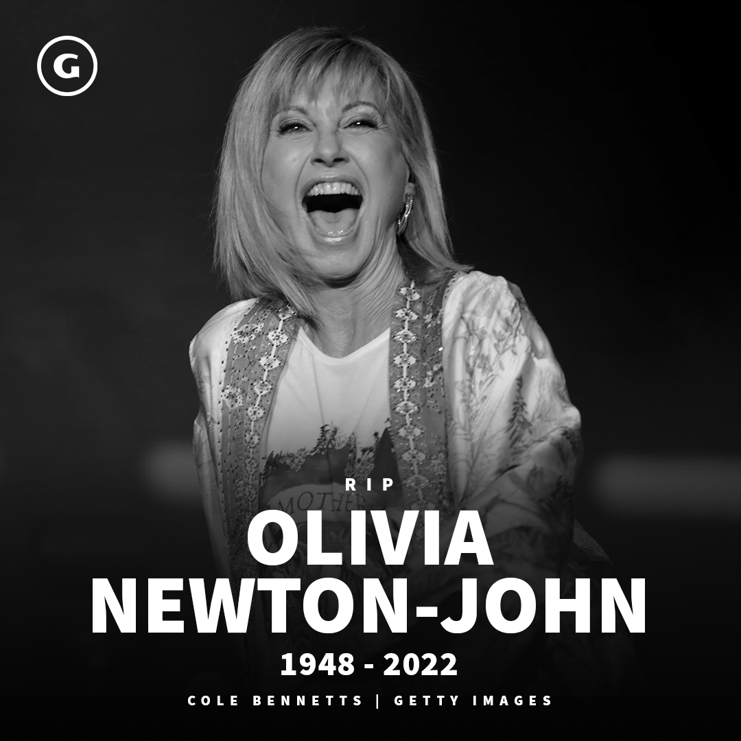 GameSpot's tweet image. The Grease star and pop singer had battled cancer publicly for decades. She passed away at the age of 73. RIP.