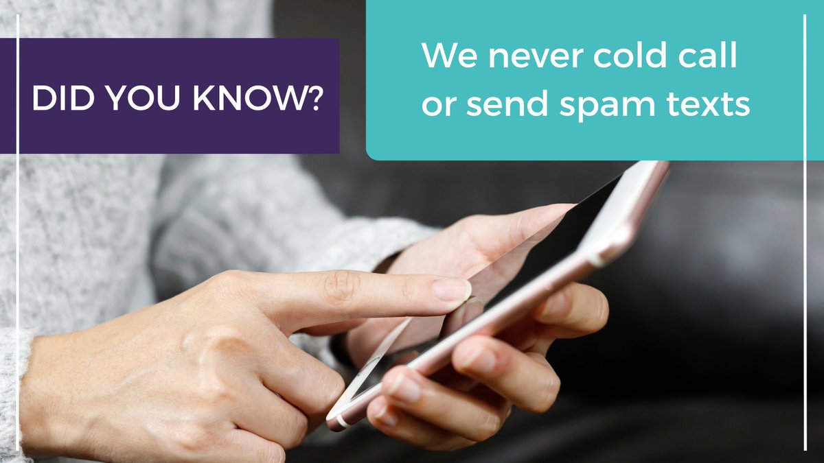 #DidYouKnow we’ve reported over 3000 cold calling complaints in the last 5 years? 

We stand up for the British public and never cold call or send spam texts. 

#EthicalBusiness #ColdCalling