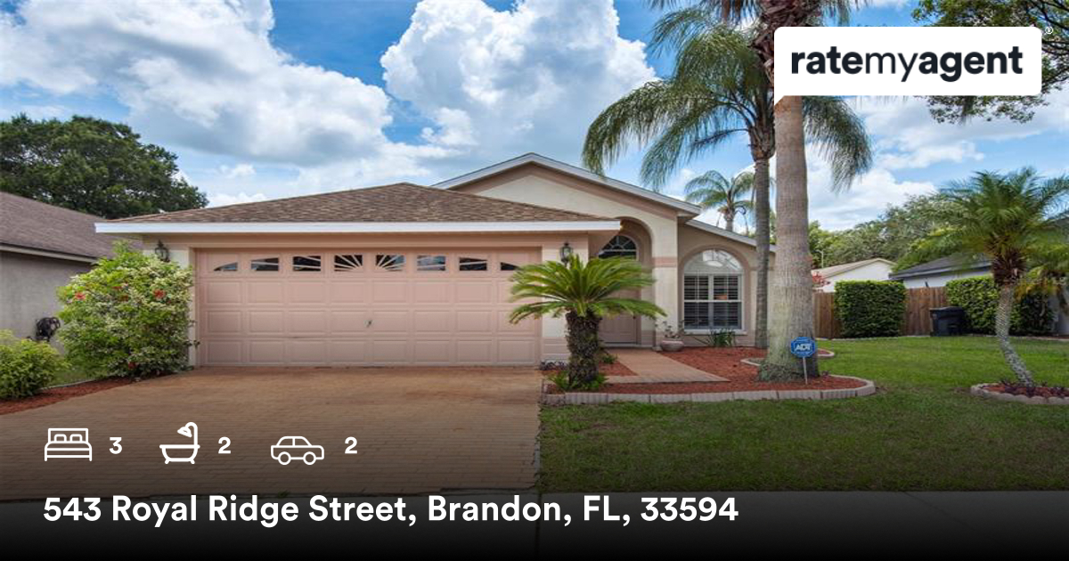CenterSage's tweet photo. 3 🛌 2 🛀 2 🚘
📍 543 Royal Ridge Street, Brandon, Hillsborough County, FL, 33594

My latest sale on #RateMyAgent
https://t.co/8asVtFKZZz https://t.co/SlBhuCzRSE