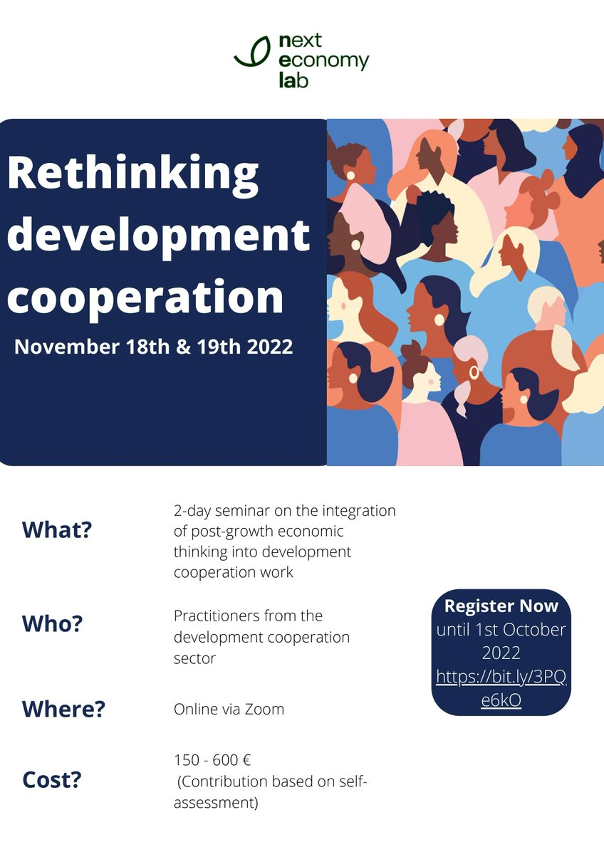 nela_lab's tweet image. We invite practitioners from the #development cooperation sector to engage in a search: How can development #cooperation promote growth independent approaches in countries of the Global South? Register here before October 1st: buff.ly/3zp0Z3y