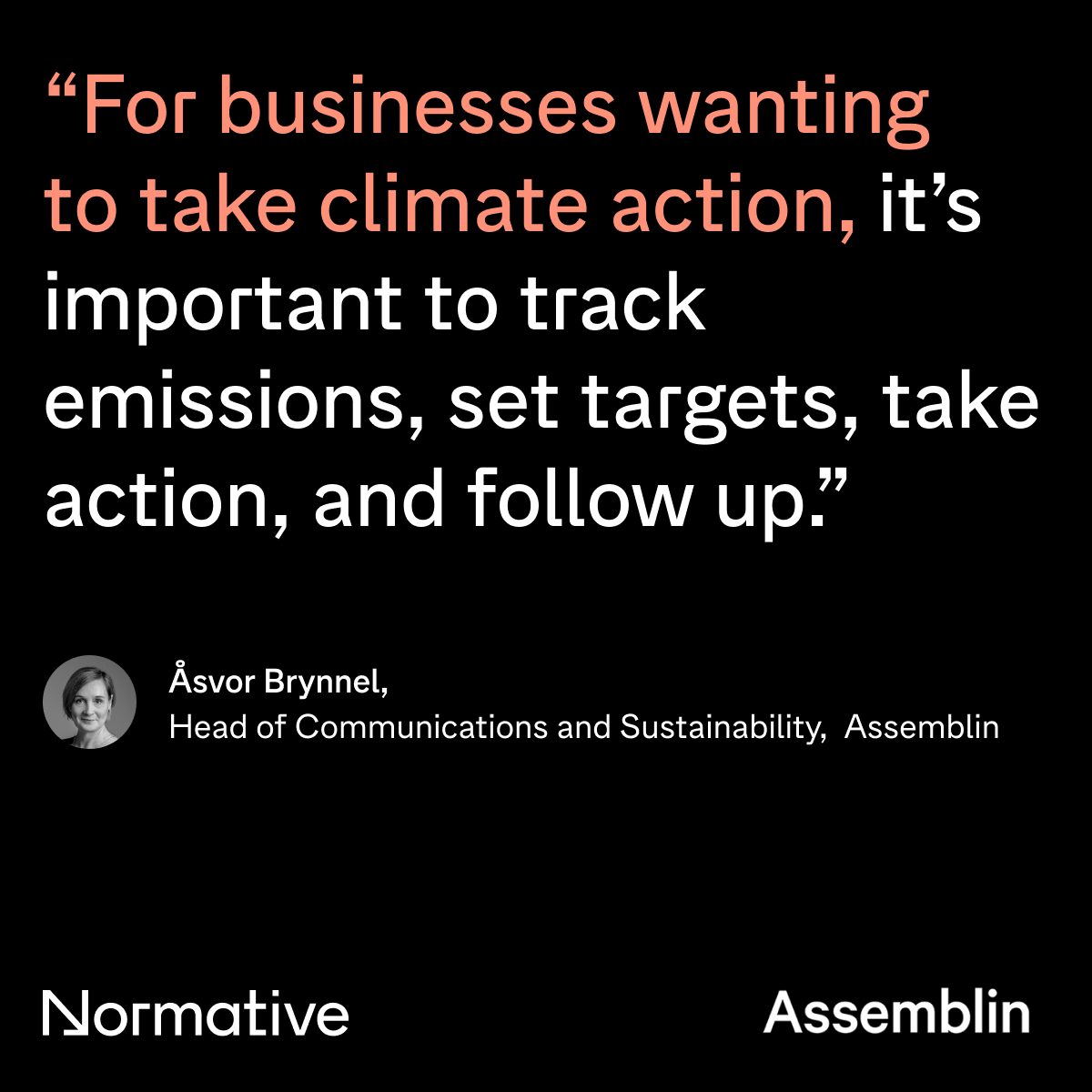 normativeio's tweet photo. [Free Webinar] Lessons learned on the path to #netzero on August 24th!

Join our next webinar to hear how businesses, such as @assemblin, are reaching their #climate targets 👇

Register through this link: https://t.co/vR8MAd6yD4

#PathToNetZero #carbonaccounting #sustainability https://t.co/lzfCZwmrQm