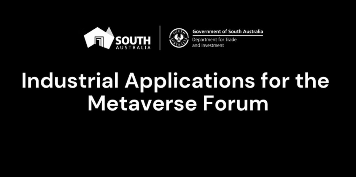I was honoured to be a panelist at the Industrial Applications of the Metaverse Forum put on by the @TISouthAust today. The Metaverse has much more to offer than just entertainment and immersive digital content, but it's up to us, leaders in tech, to make this happen.